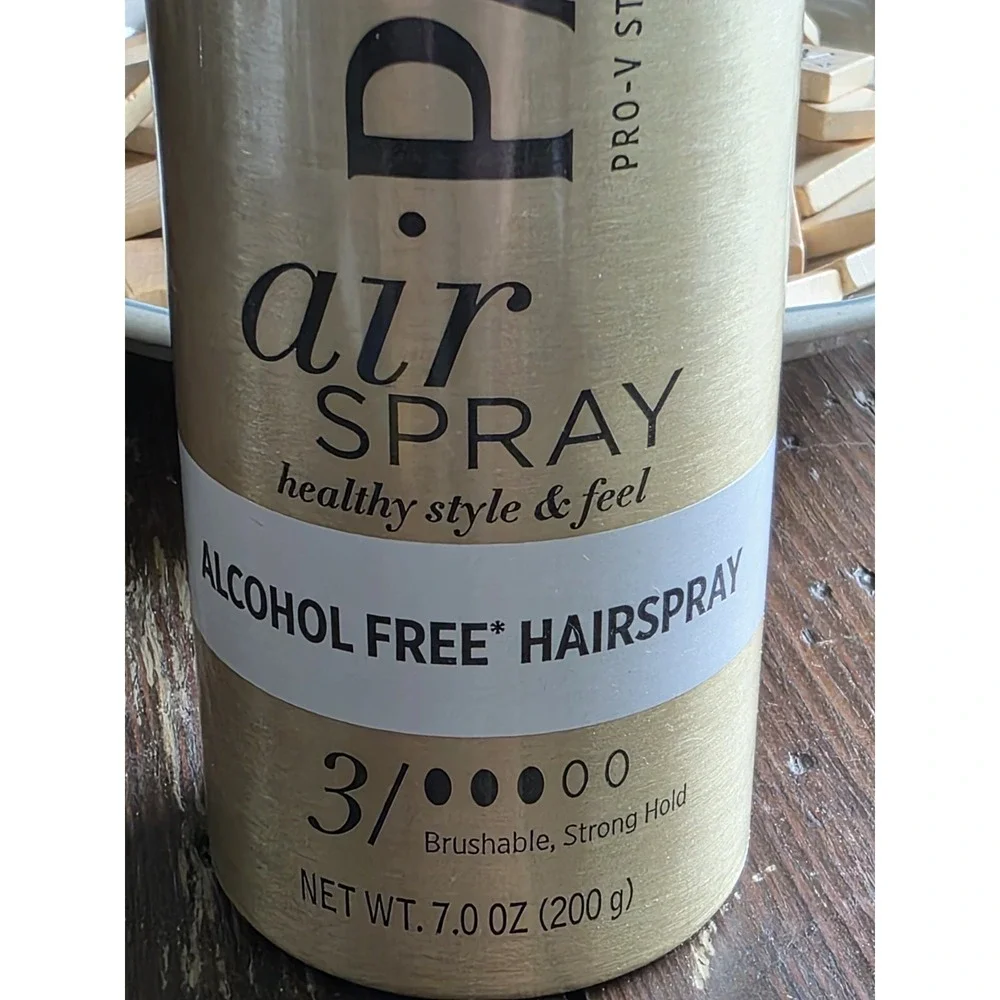 Pantene Pro-V Air Spray Alcohol Free Hairspray 7 Oz Level 3 Brushable